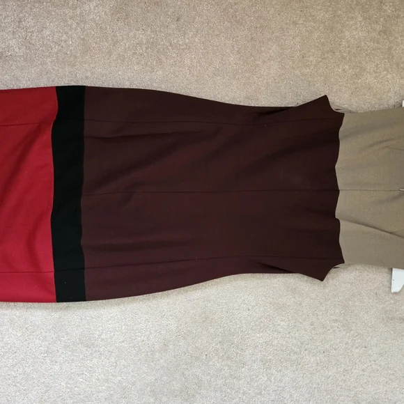 Akris Punto Color Block Sleeveless Dress Bodycon - Picture 3 of 7